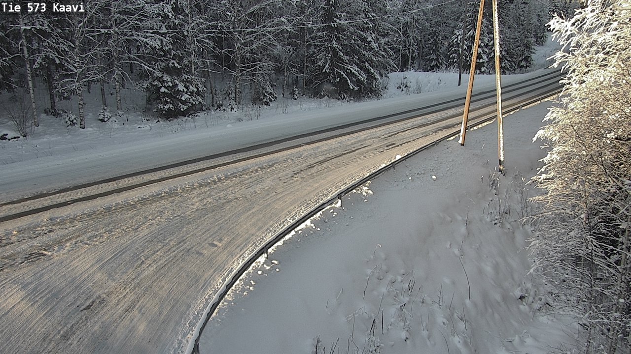 Weather Camera Image Road 573 Kaavi, Kaavi, Pohjois-Savo