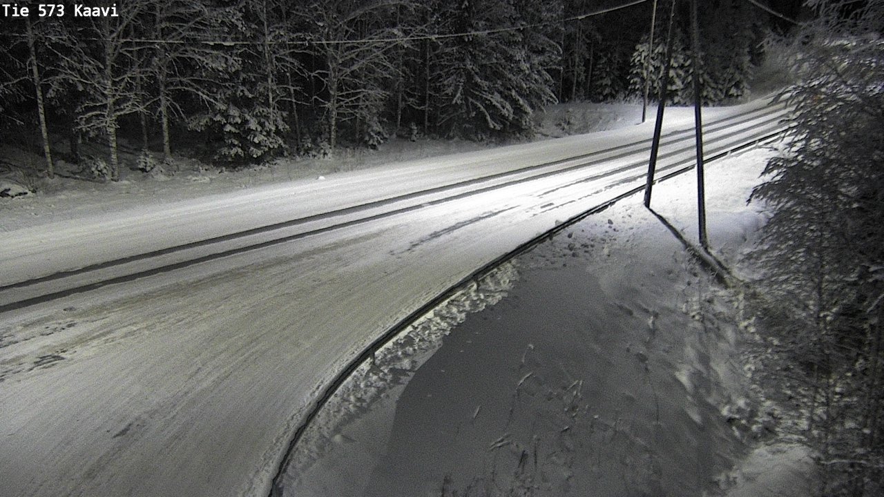 Weather Camera Image Väg 573 Kaavi, Kaavi, Pohjois-Savo