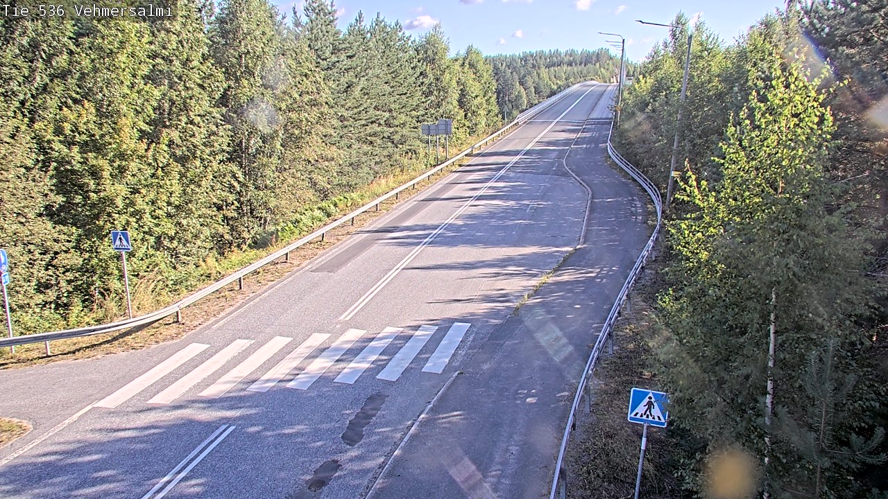 Kelikamerat Kuva Tie 536 Kuopio, Vehmersalmi, Kuopio, Pohjois-Savo
