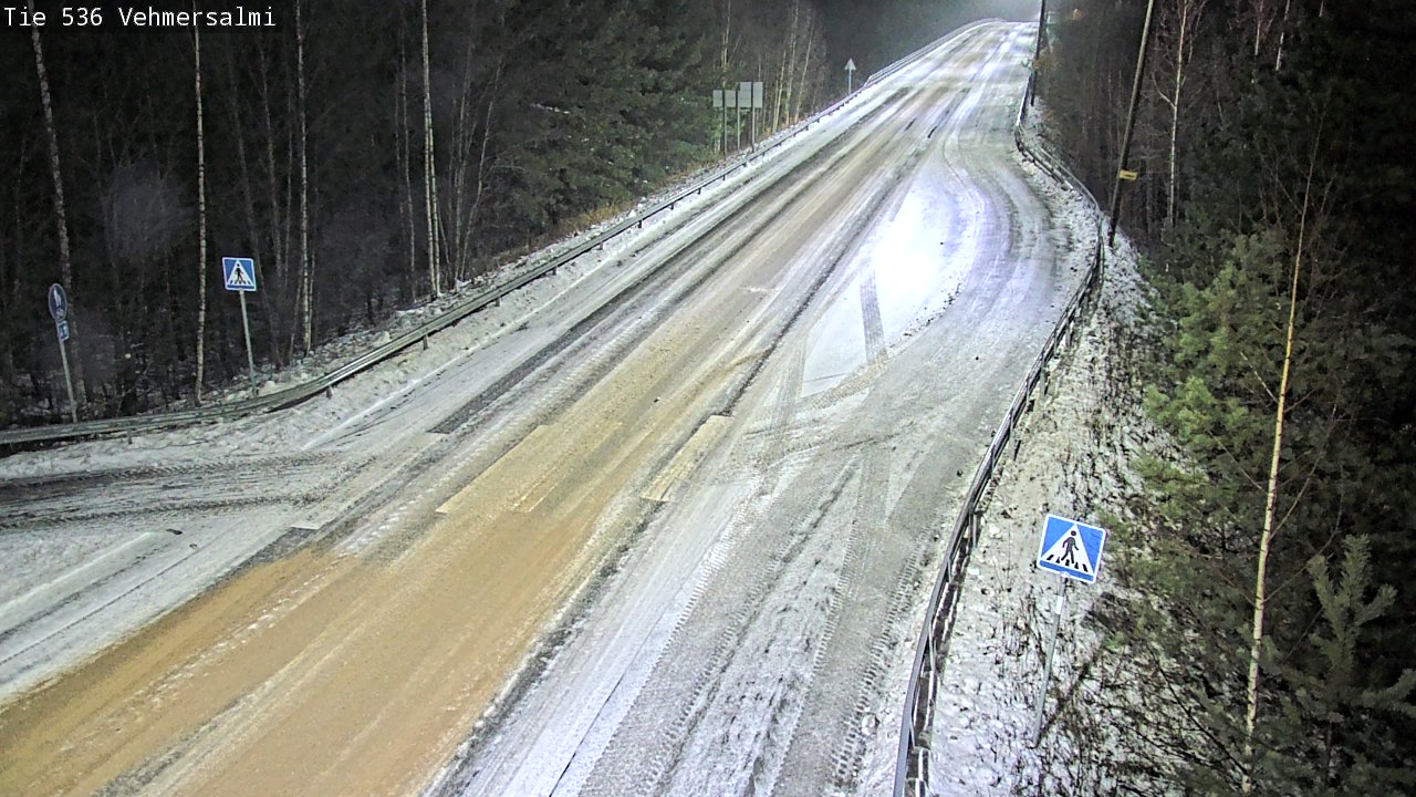 Weather Camera Image Road 536 Kuopio, Vehmersalmi, Kuopio, Pohjois-Savo