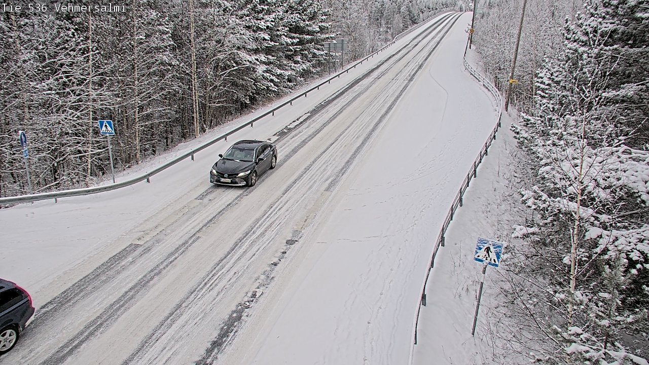 Weather Camera Image Road 536 Kuopio, Vehmersalmi, Kuopio, Pohjois-Savo