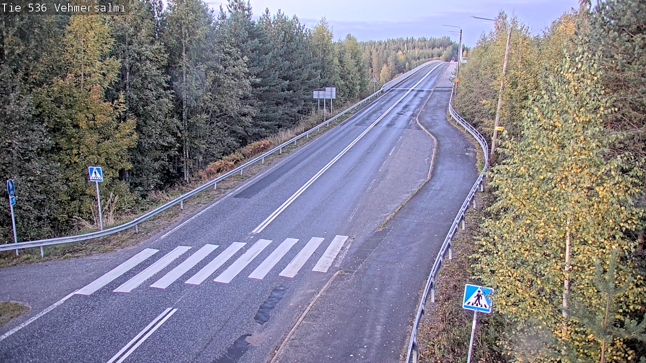 Weather Camera Image Väg 536 Kuopio, Vehmersalmi, Kuopio, Pohjois-Savo
