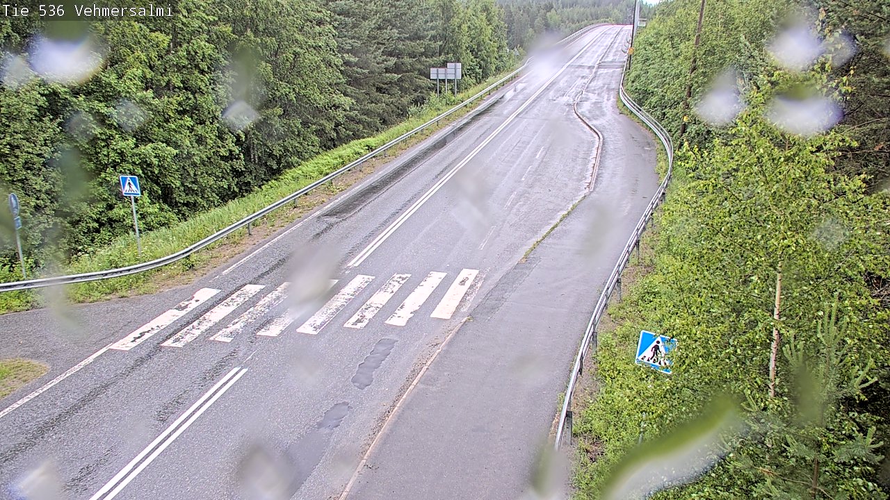 Weather Camera Image Väg 536 Kuopio, Vehmersalmi, Kuopio, Pohjois-Savo