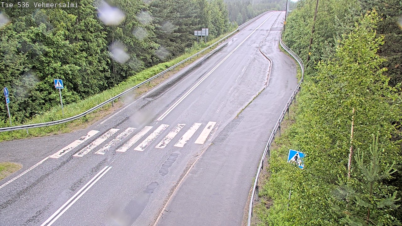 Weather Camera Image Väg 536 Kuopio, Vehmersalmi, Kuopio, Pohjois-Savo