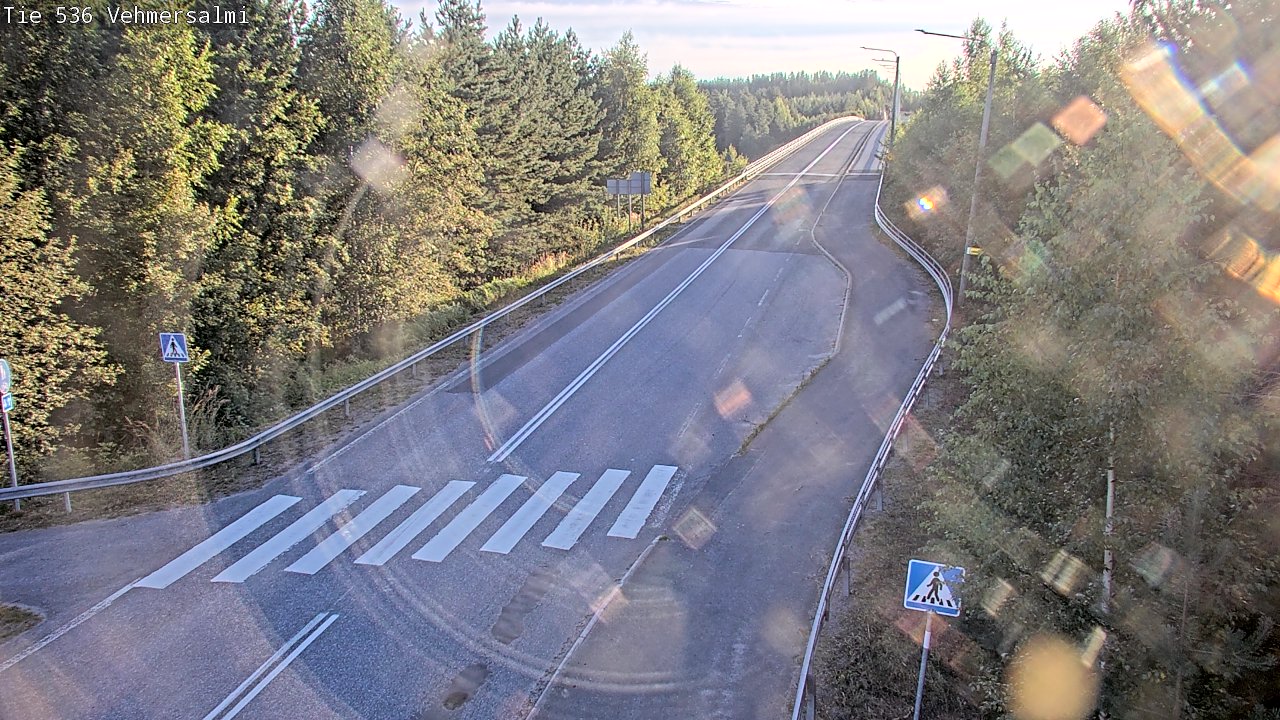 Weather Camera Image Road 536 Kuopio, Vehmersalmi, Kuopio, Pohjois-Savo