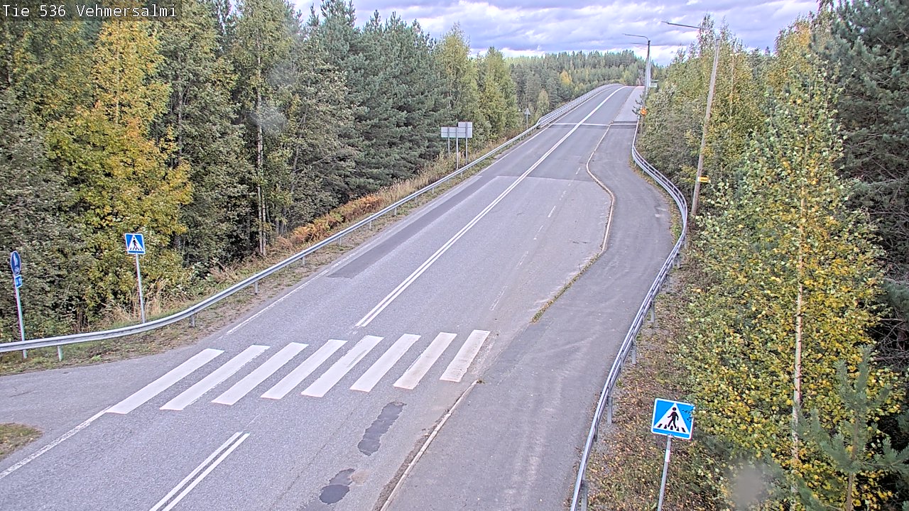 Weather Camera Image Road 536 Kuopio, Vehmersalmi, Kuopio, Pohjois-Savo