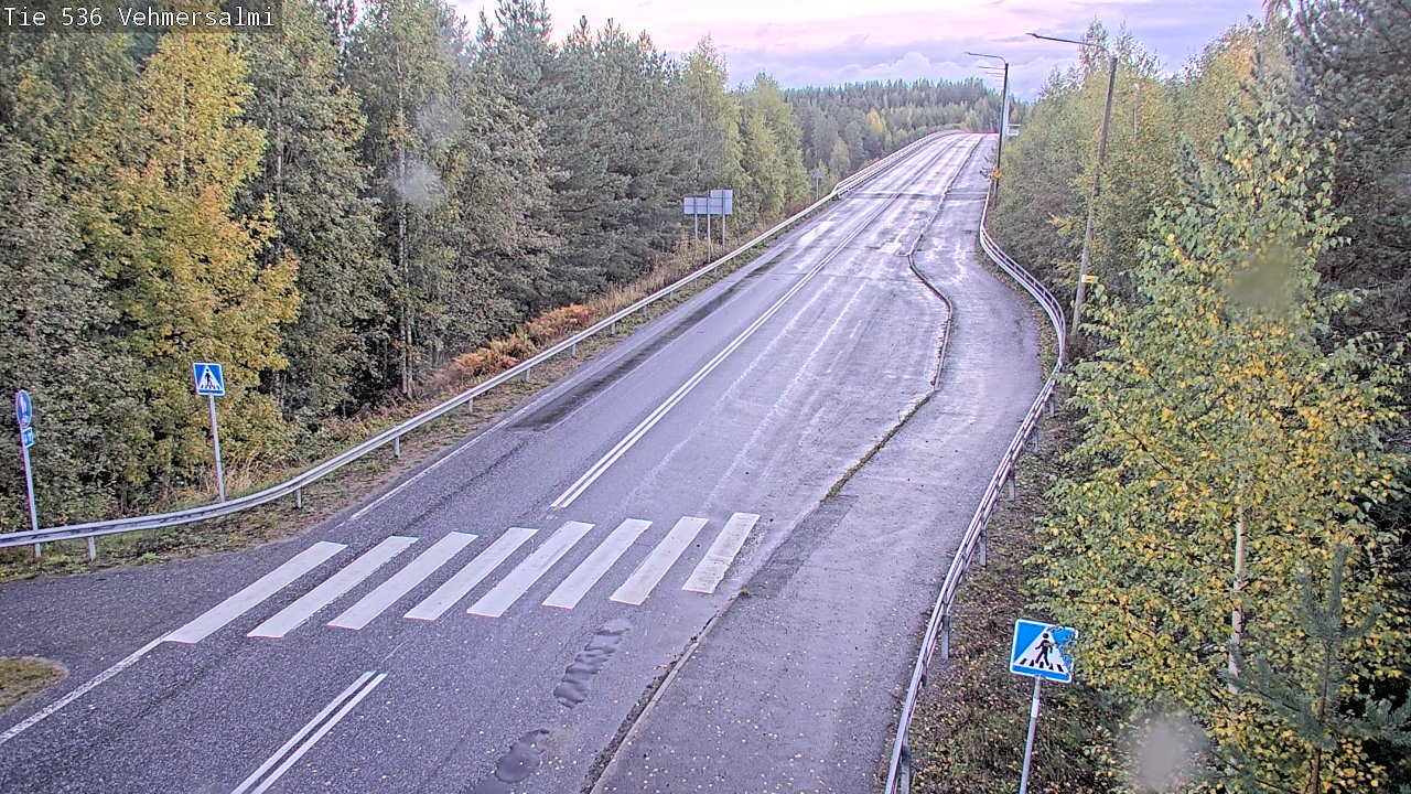 Weather Camera Image Väg 536 Kuopio, Vehmersalmi, Kuopio, Pohjois-Savo