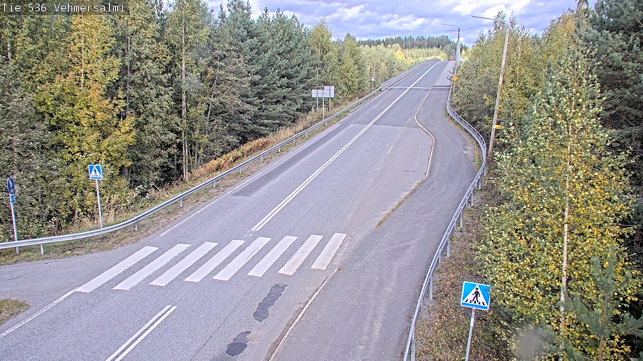 Weather Camera Image Road 536 Kuopio, Vehmersalmi, Kuopio, Pohjois-Savo