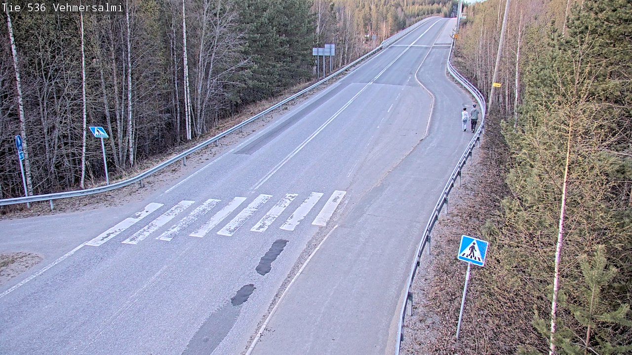 Weather Camera Image Väg 536 Kuopio, Vehmersalmi, Kuopio, Pohjois-Savo