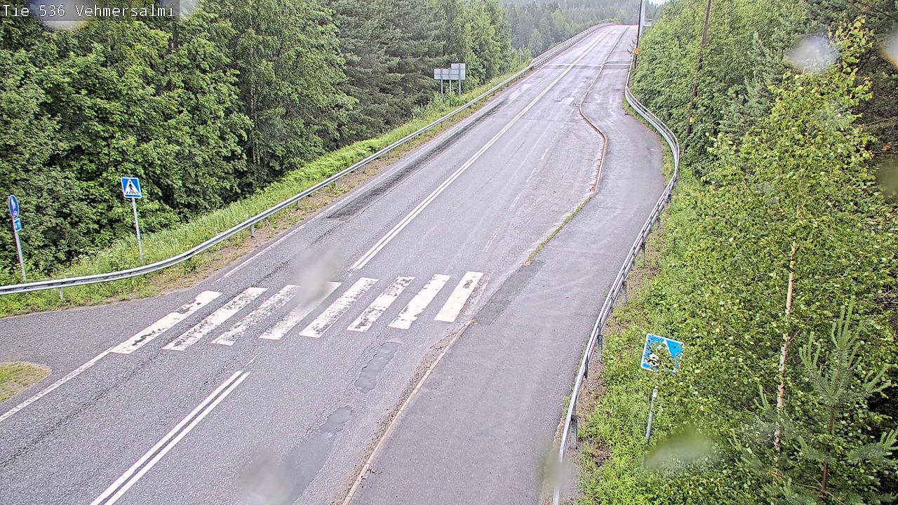 Weather Camera Image Väg 536 Kuopio, Vehmersalmi, Kuopio, Pohjois-Savo