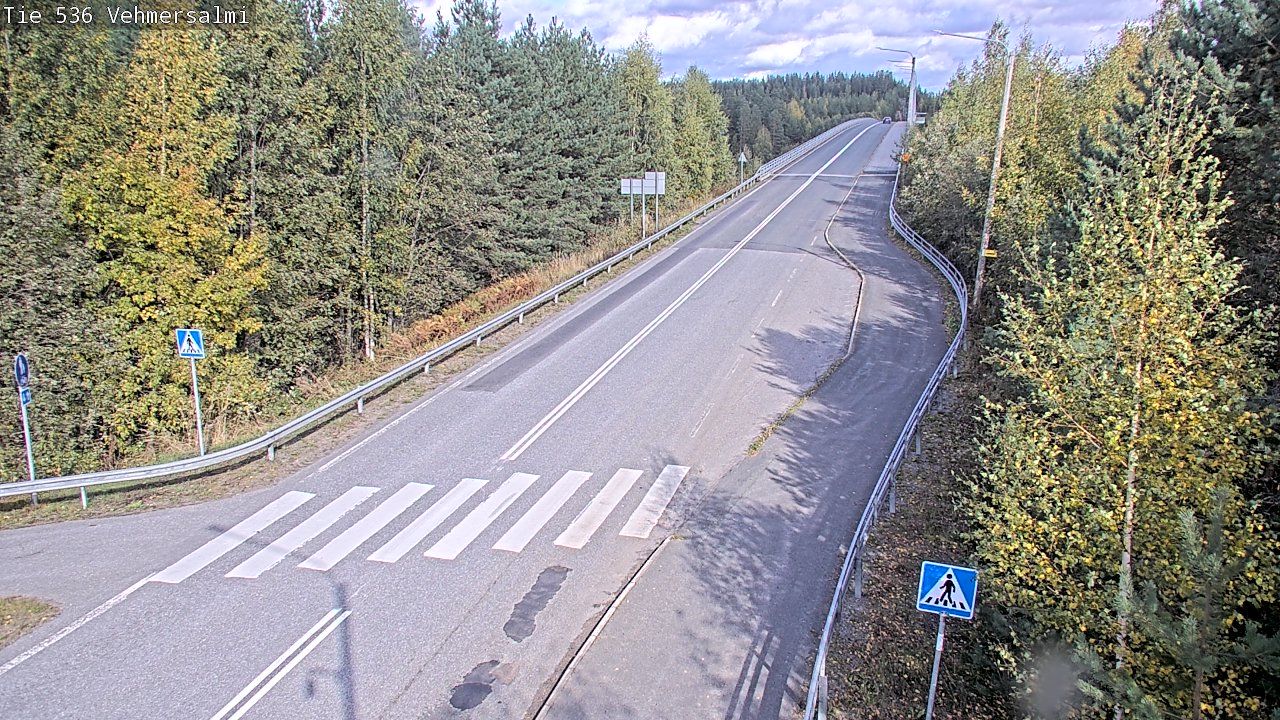 Weather Camera Image Road 536 Kuopio, Vehmersalmi, Kuopio, Pohjois-Savo