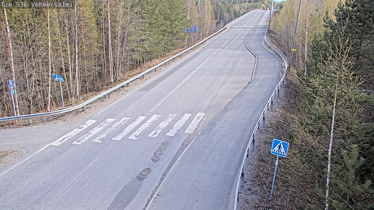 Weather Camera Image Road 536 Kuopio, Vehmersalmi, Kuopio, Pohjois-Savo