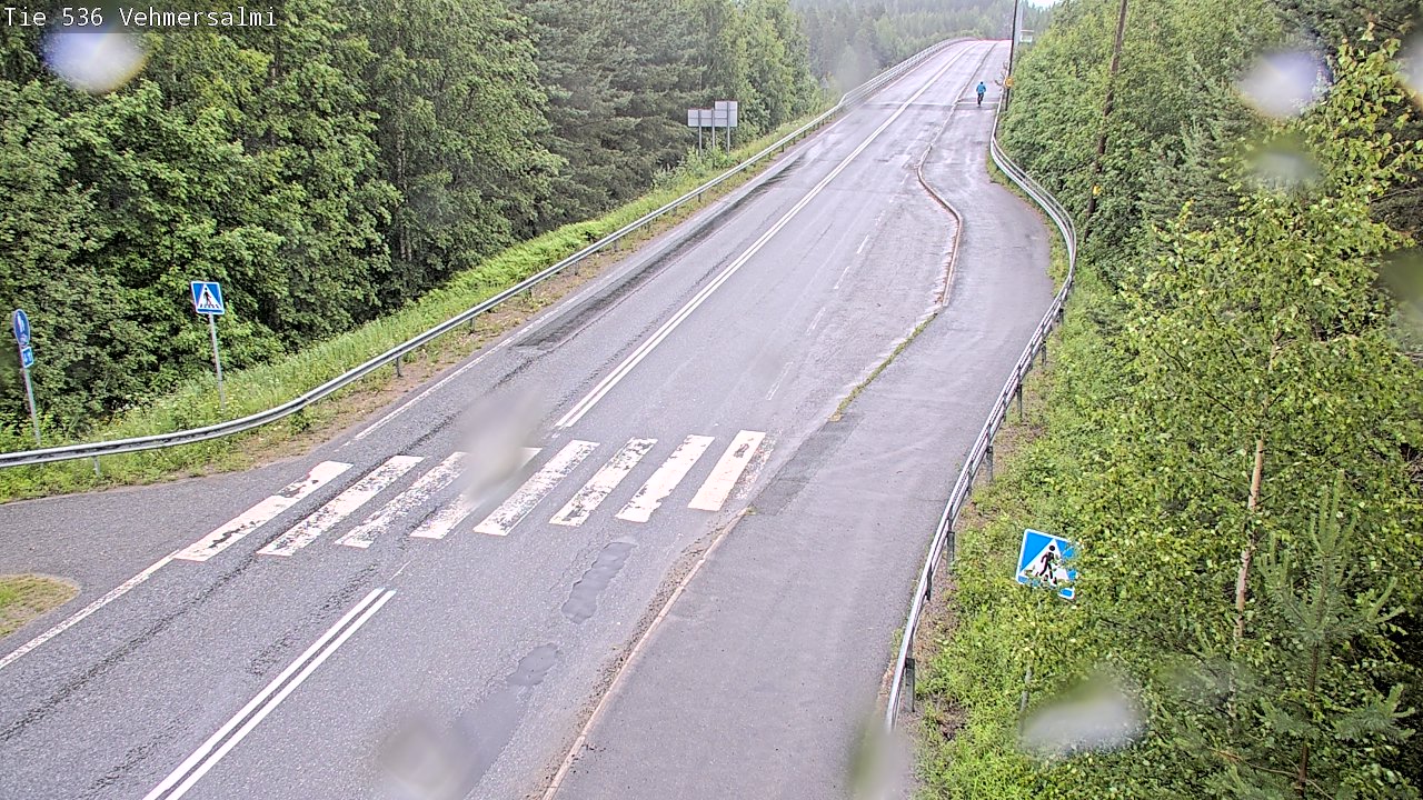 Weather Camera Image Väg 536 Kuopio, Vehmersalmi, Kuopio, Pohjois-Savo