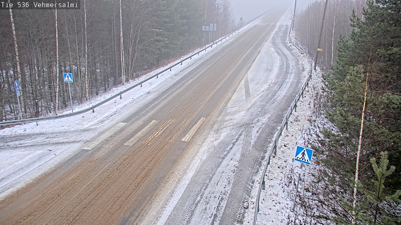 Weather Camera Image Road 536 Kuopio, Vehmersalmi, Kuopio, Pohjois-Savo