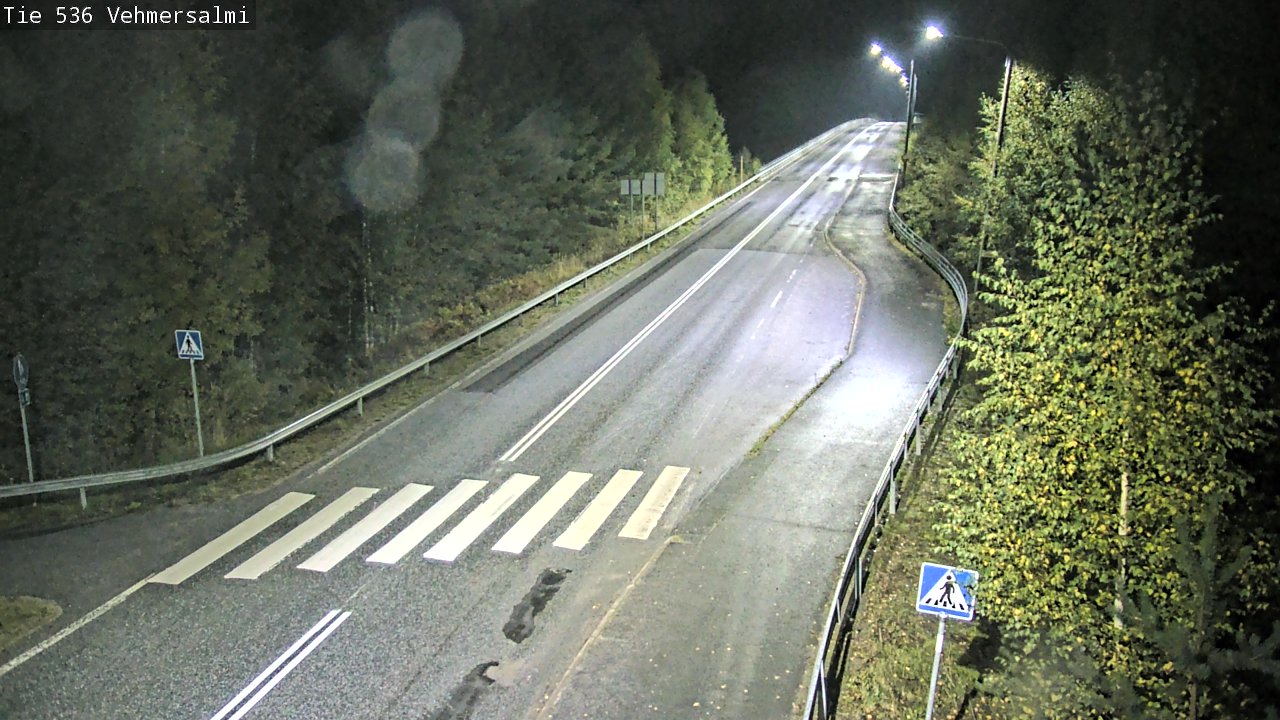 Weather Camera Image Väg 536 Kuopio, Vehmersalmi, Kuopio, Pohjois-Savo