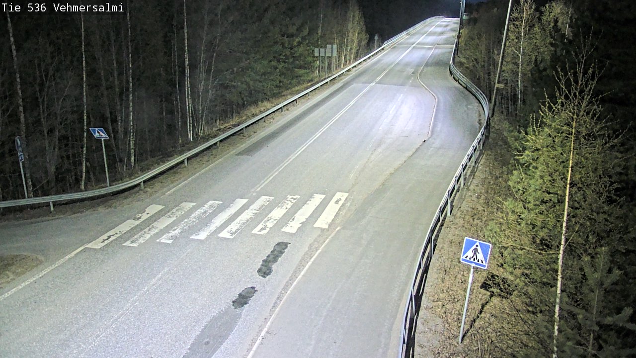 Weather Camera Image Väg 536 Kuopio, Vehmersalmi, Kuopio, Pohjois-Savo