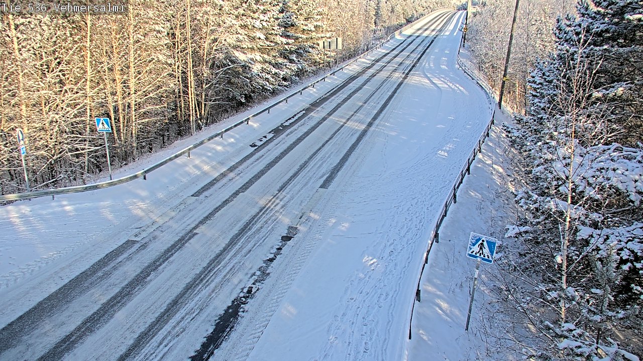 Weather Camera Image Väg 536 Kuopio, Vehmersalmi, Kuopio, Pohjois-Savo