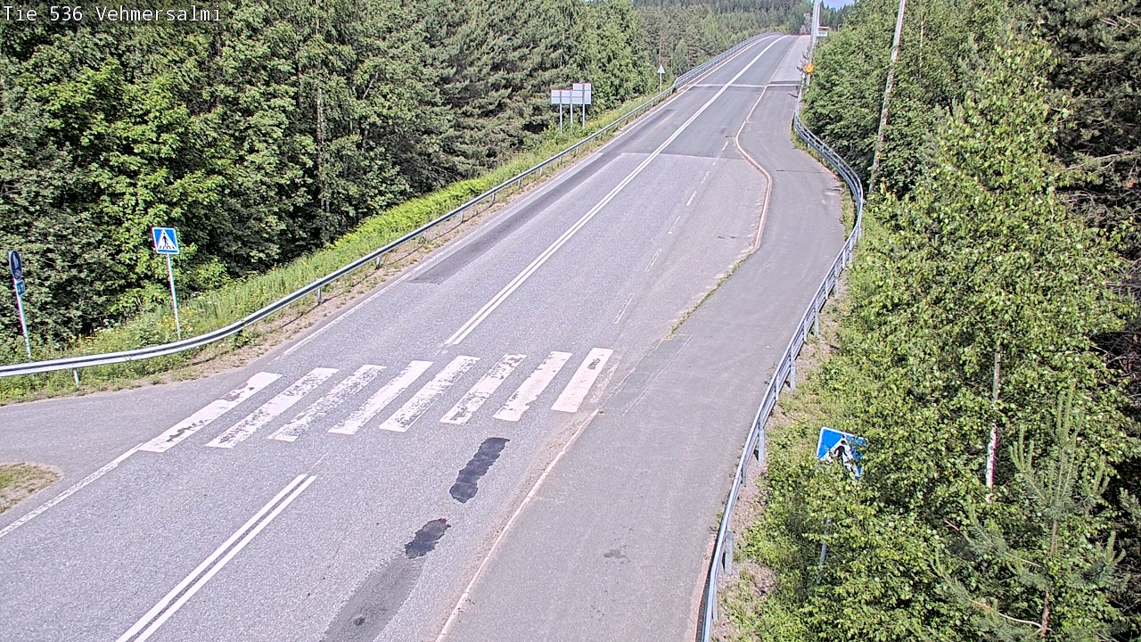 Kelikamerat Kuva Tie 536 Kuopio, Vehmersalmi, Kuopio, Pohjois-Savo