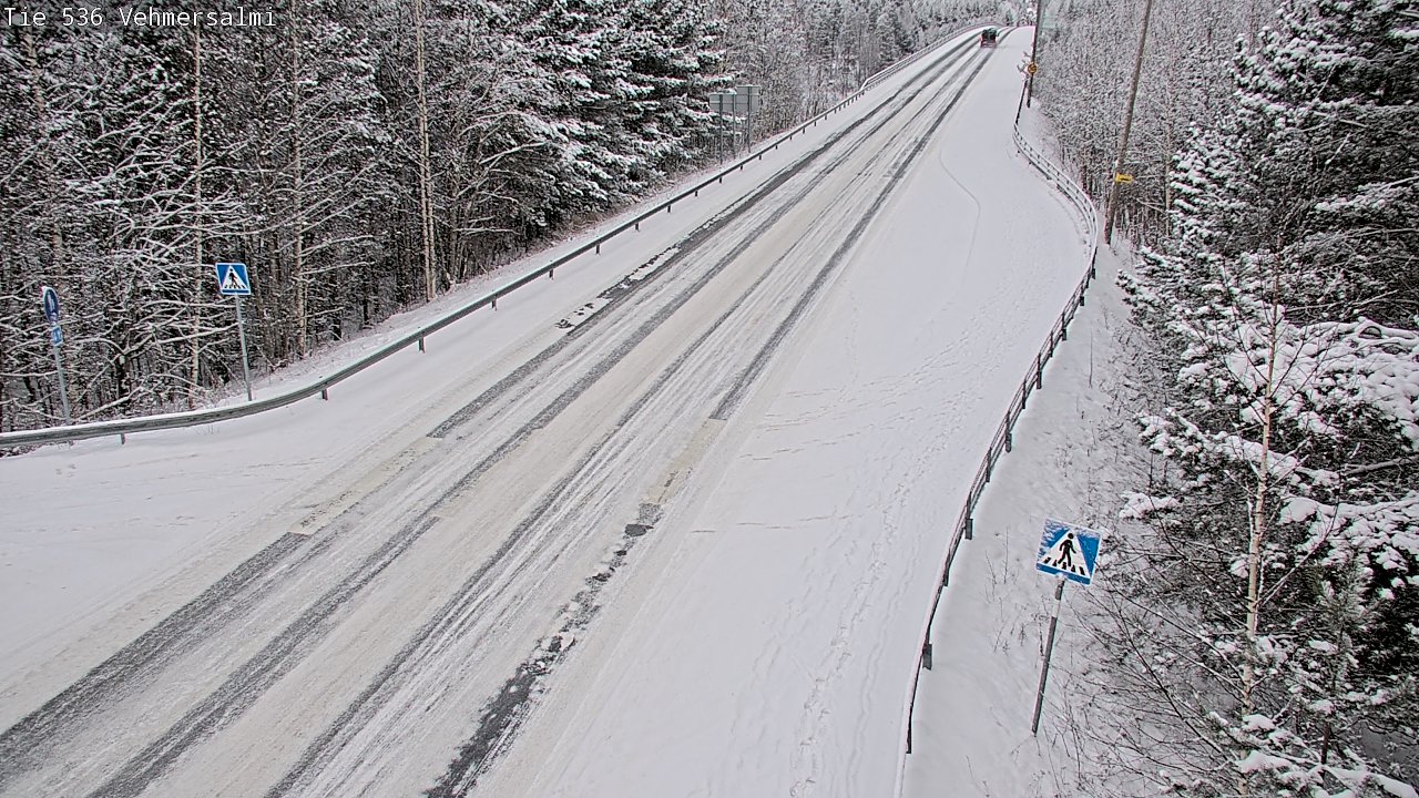 Weather Camera Image Road 536 Kuopio, Vehmersalmi, Kuopio, Pohjois-Savo