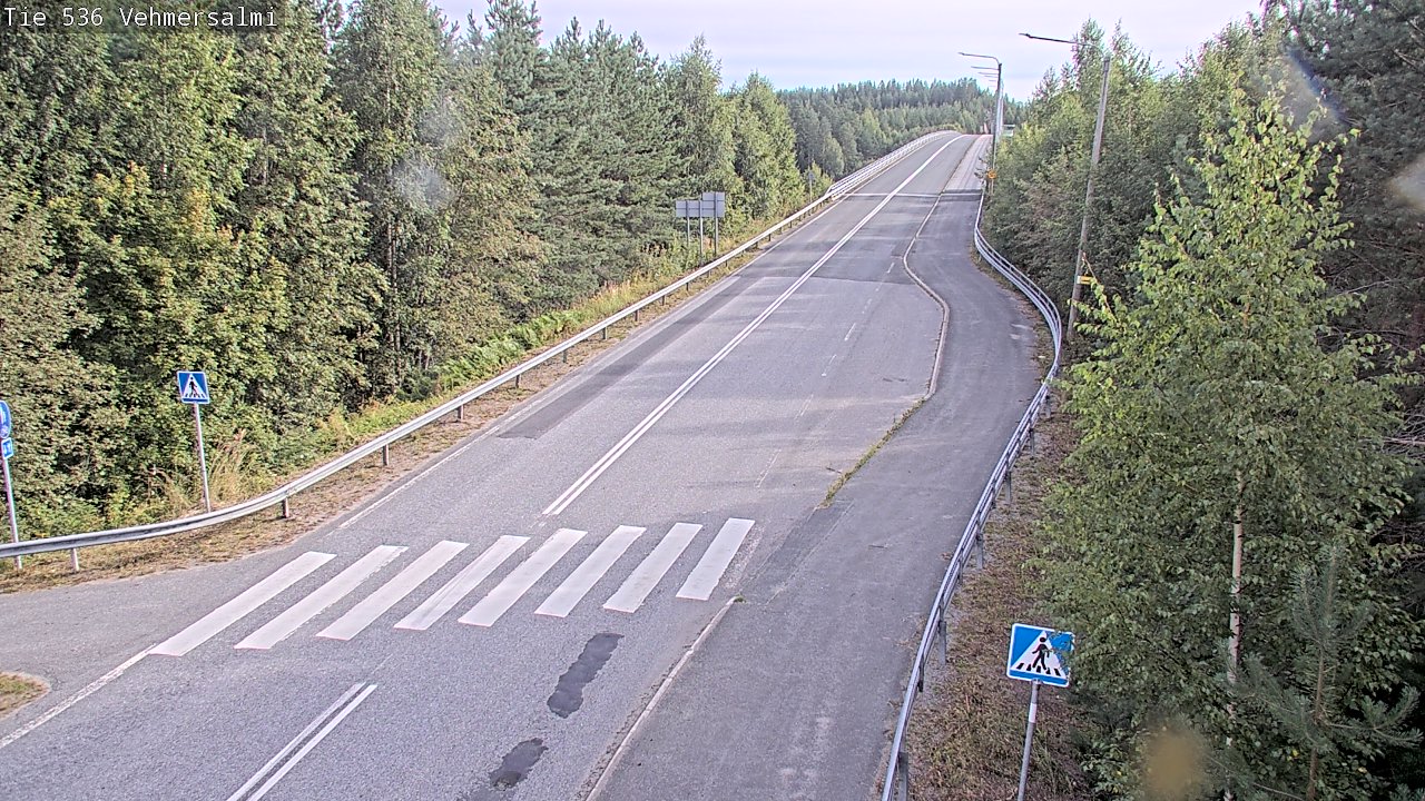 Weather Camera Image Road 536 Kuopio, Vehmersalmi, Kuopio, Pohjois-Savo
