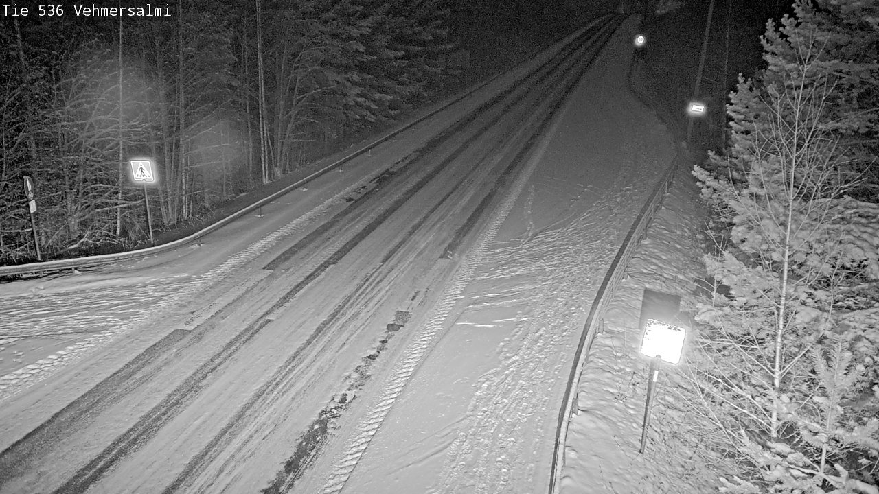 Weather Camera Image Road 536 Kuopio, Vehmersalmi, Kuopio, Pohjois-Savo