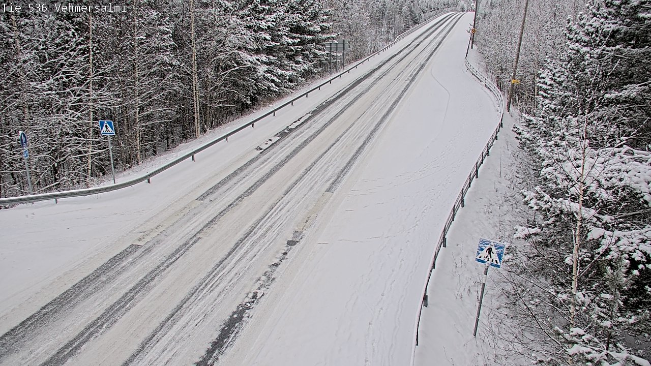 Weather Camera Image Road 536 Kuopio, Vehmersalmi, Kuopio, Pohjois-Savo