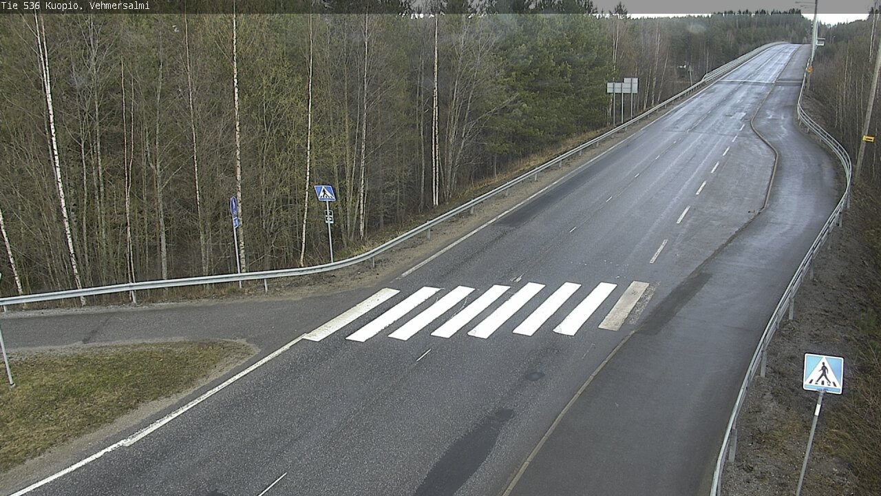 Weather Camera Image Road 536 Kuopio, Vehmersalmi, Kuopio, Pohjois-Savo