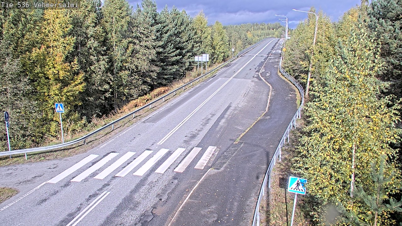 Weather Camera Image Väg 536 Kuopio, Vehmersalmi, Kuopio, Pohjois-Savo