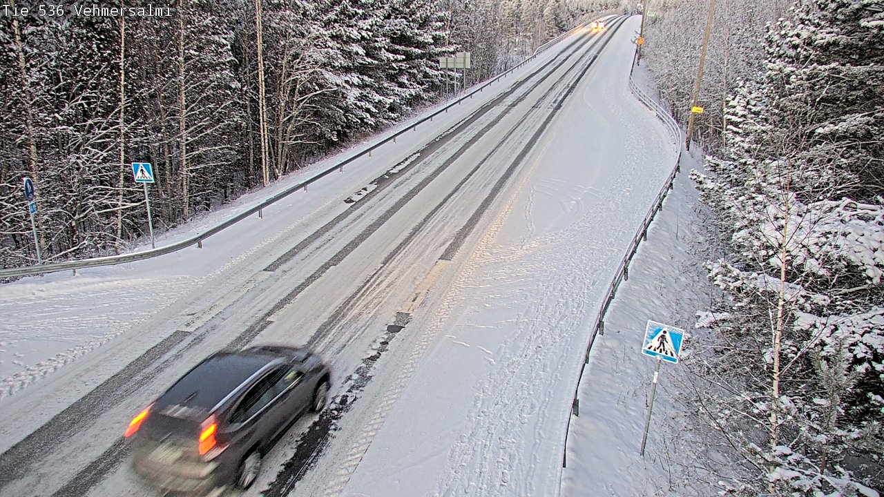 Weather Camera Image Väg 536 Kuopio, Vehmersalmi, Kuopio, Pohjois-Savo