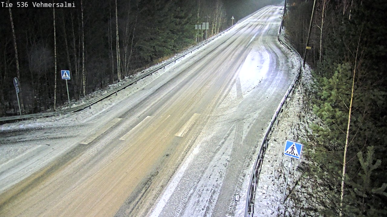 Weather Camera Image Road 536 Kuopio, Vehmersalmi, Kuopio, Pohjois-Savo