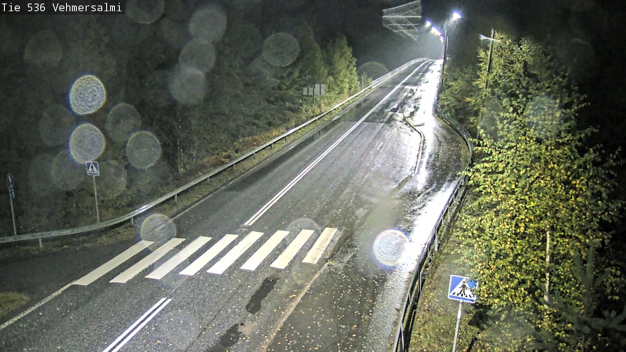 Weather Camera Image Väg 536 Kuopio, Vehmersalmi, Kuopio, Pohjois-Savo