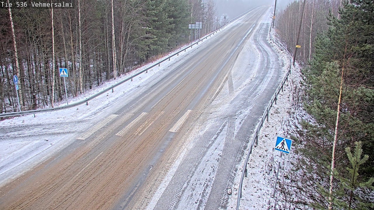 Weather Camera Image Road 536 Kuopio, Vehmersalmi, Kuopio, Pohjois-Savo