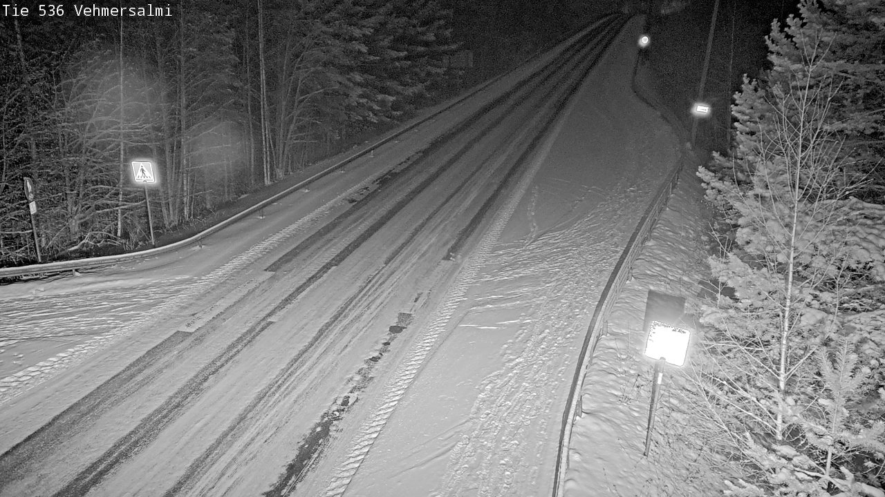 Weather Camera Image Road 536 Kuopio, Vehmersalmi, Kuopio, Pohjois-Savo