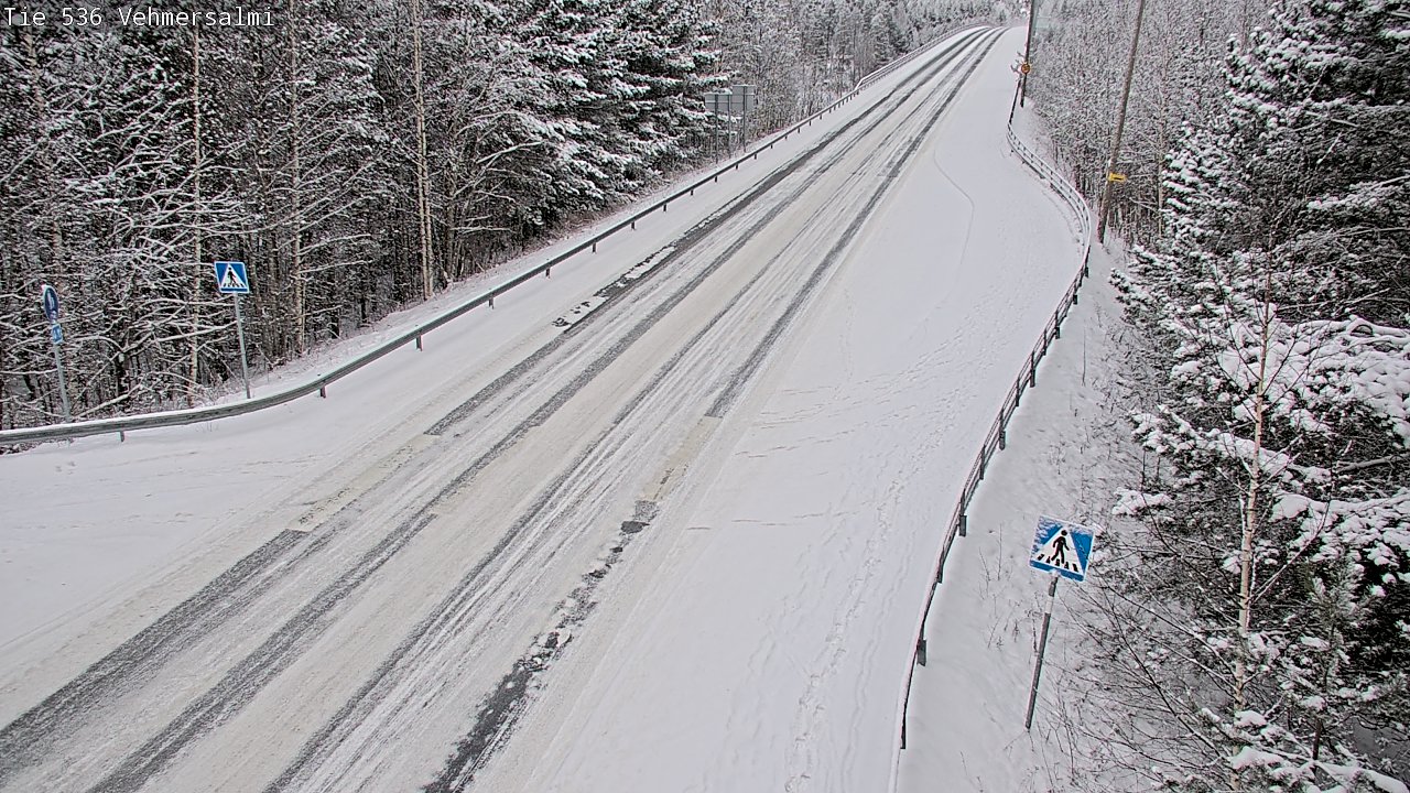 Weather Camera Image Road 536 Kuopio, Vehmersalmi, Kuopio, Pohjois-Savo