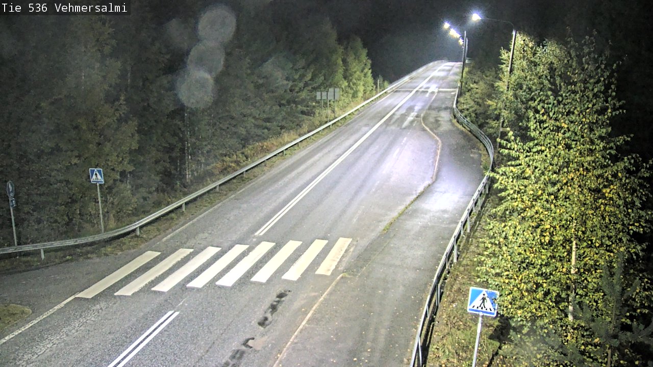 Weather Camera Image Väg 536 Kuopio, Vehmersalmi, Kuopio, Pohjois-Savo