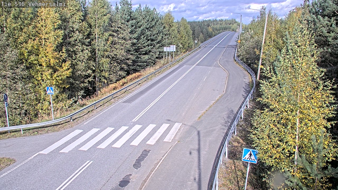 Weather Camera Image Road 536 Kuopio, Vehmersalmi, Kuopio, Pohjois-Savo