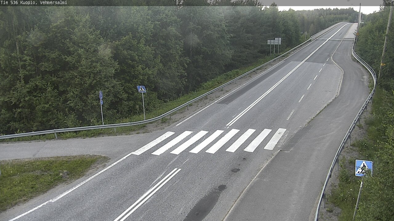 Weather Camera Image Road 536 Kuopio, Vehmersalmi, Kuopio, Pohjois-Savo