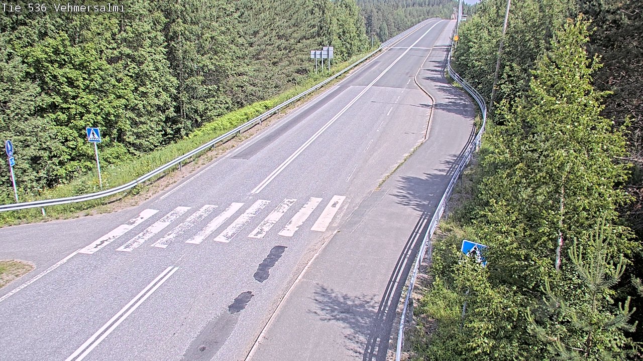 Kelikamerat Kuva Tie 536 Kuopio, Vehmersalmi, Kuopio, Pohjois-Savo