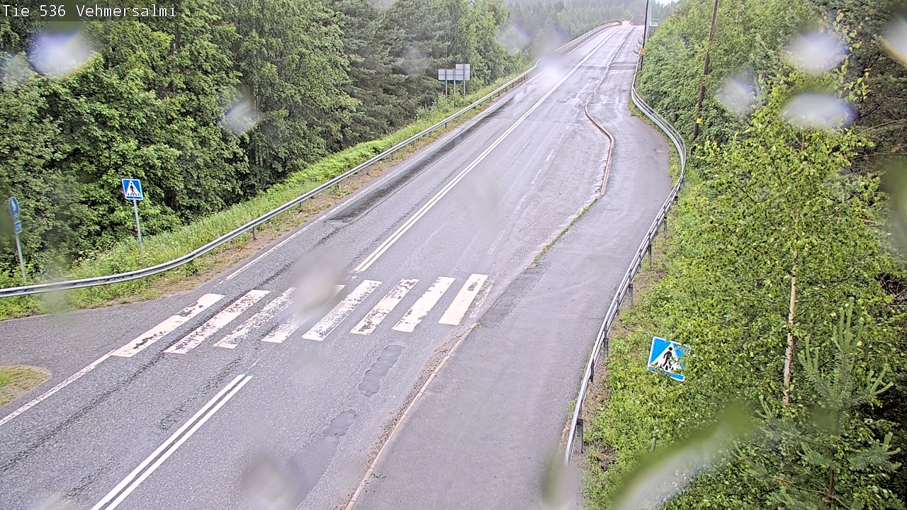 Weather Camera Image Väg 536 Kuopio, Vehmersalmi, Kuopio, Pohjois-Savo