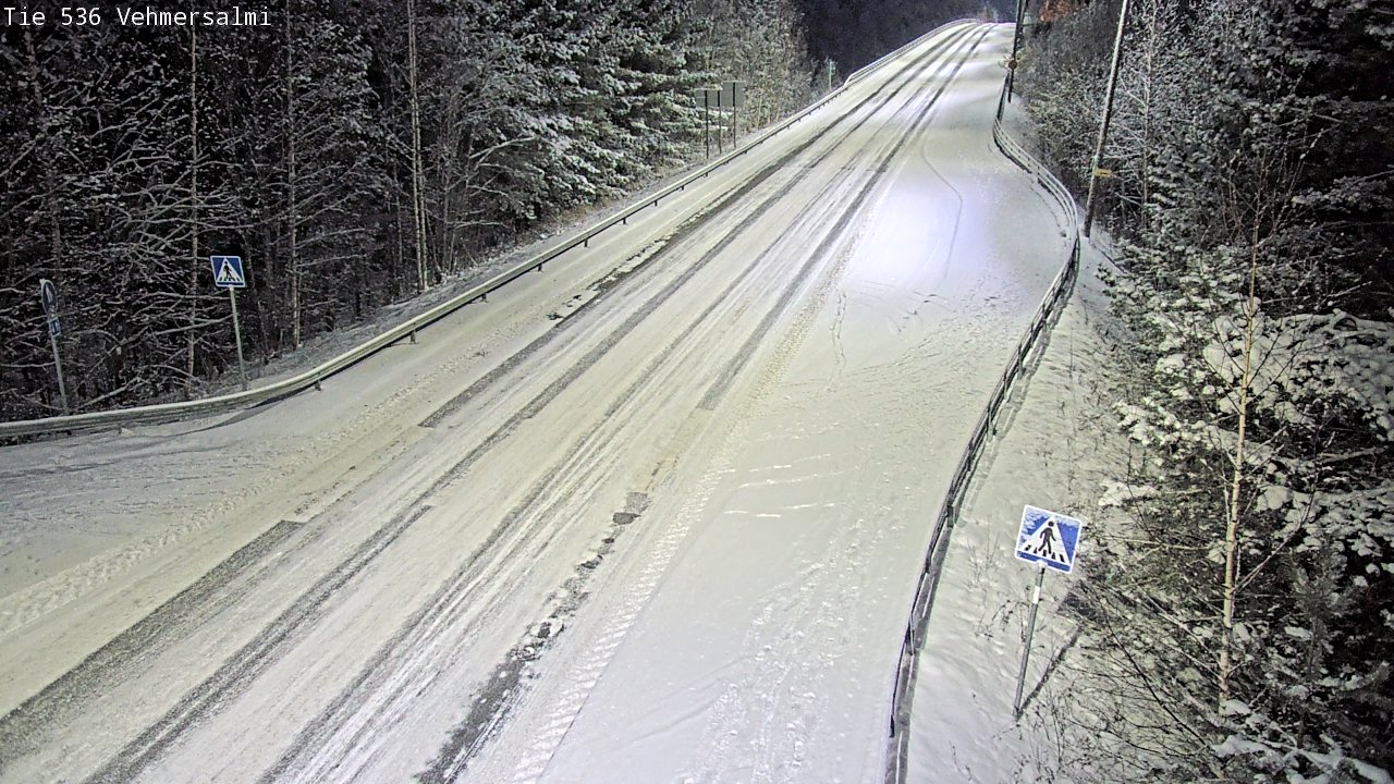 Weather Camera Image Road 536 Kuopio, Vehmersalmi, Kuopio, Pohjois-Savo