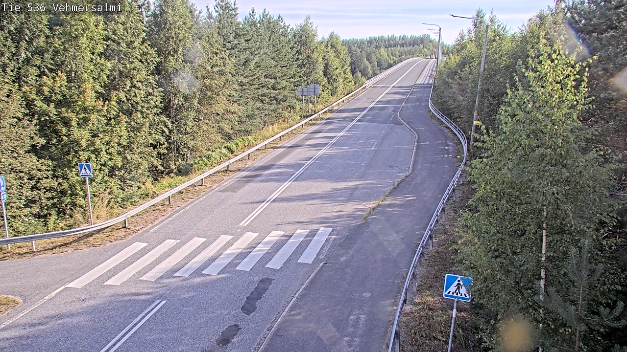 Weather Camera Image Road 536 Kuopio, Vehmersalmi, Kuopio, Pohjois-Savo