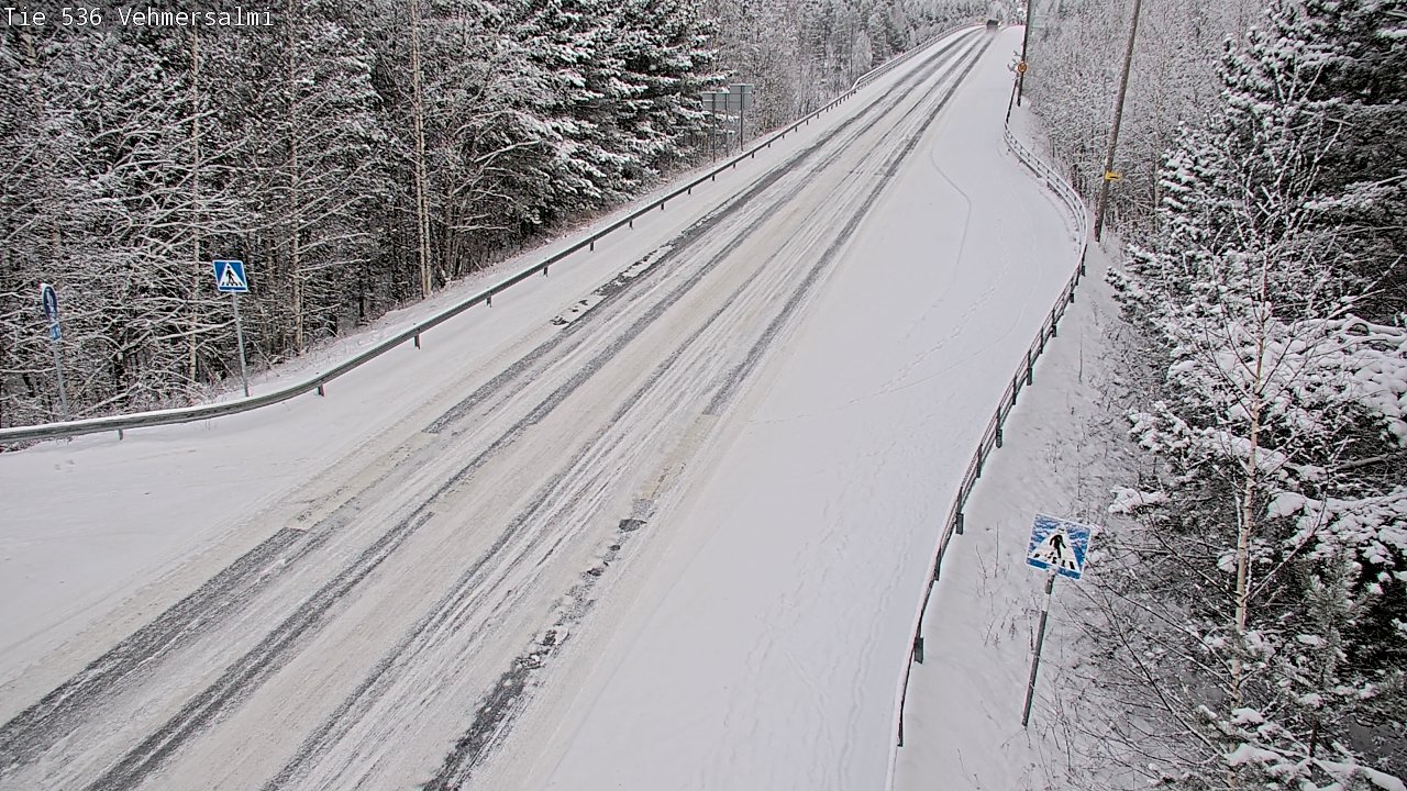 Weather Camera Image Road 536 Kuopio, Vehmersalmi, Kuopio, Pohjois-Savo