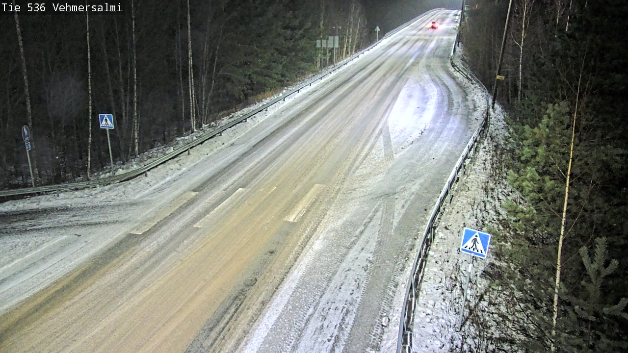 Weather Camera Image Road 536 Kuopio, Vehmersalmi, Kuopio, Pohjois-Savo