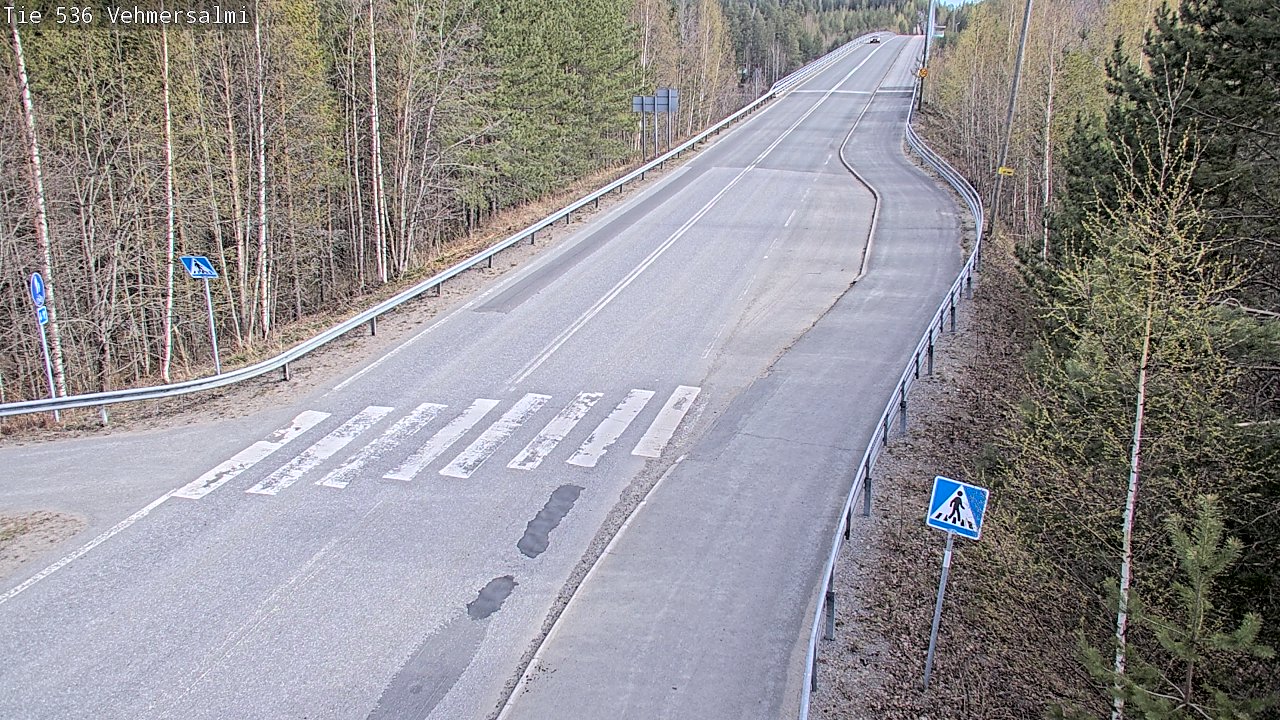 Weather Camera Image Road 536 Kuopio, Vehmersalmi, Kuopio, Pohjois-Savo
