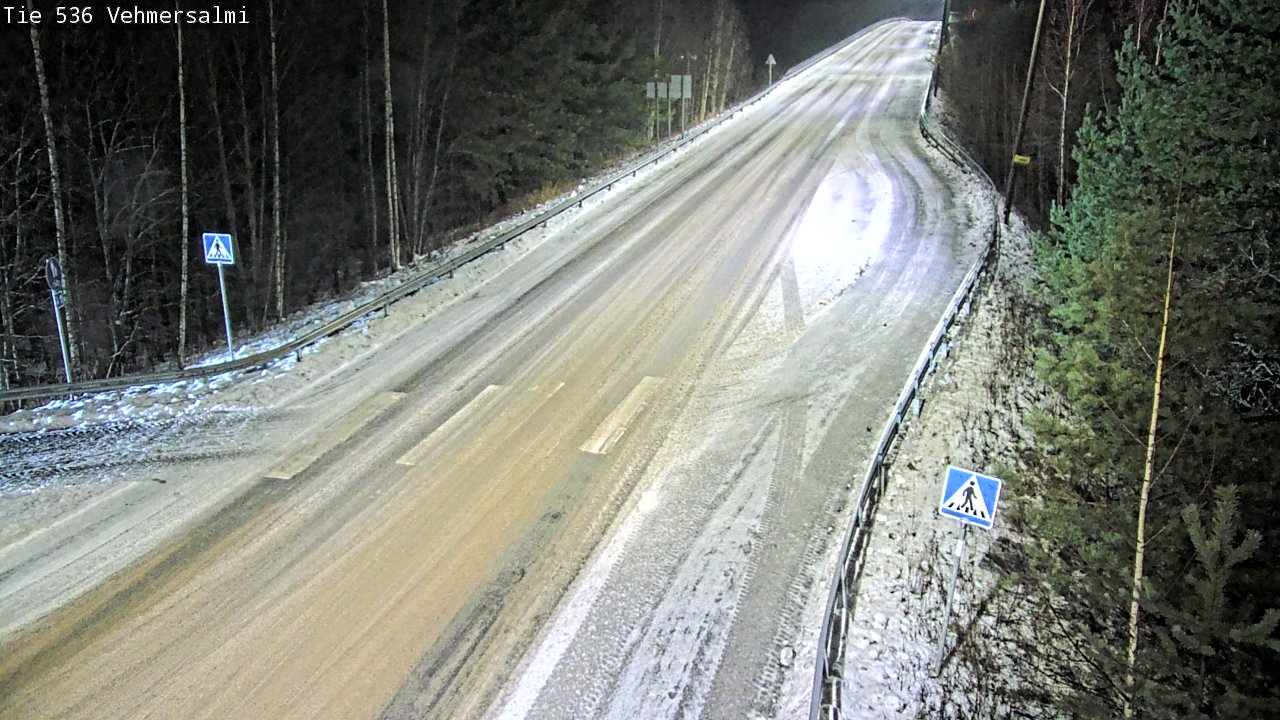 Weather Camera Image Road 536 Kuopio, Vehmersalmi, Kuopio, Pohjois-Savo