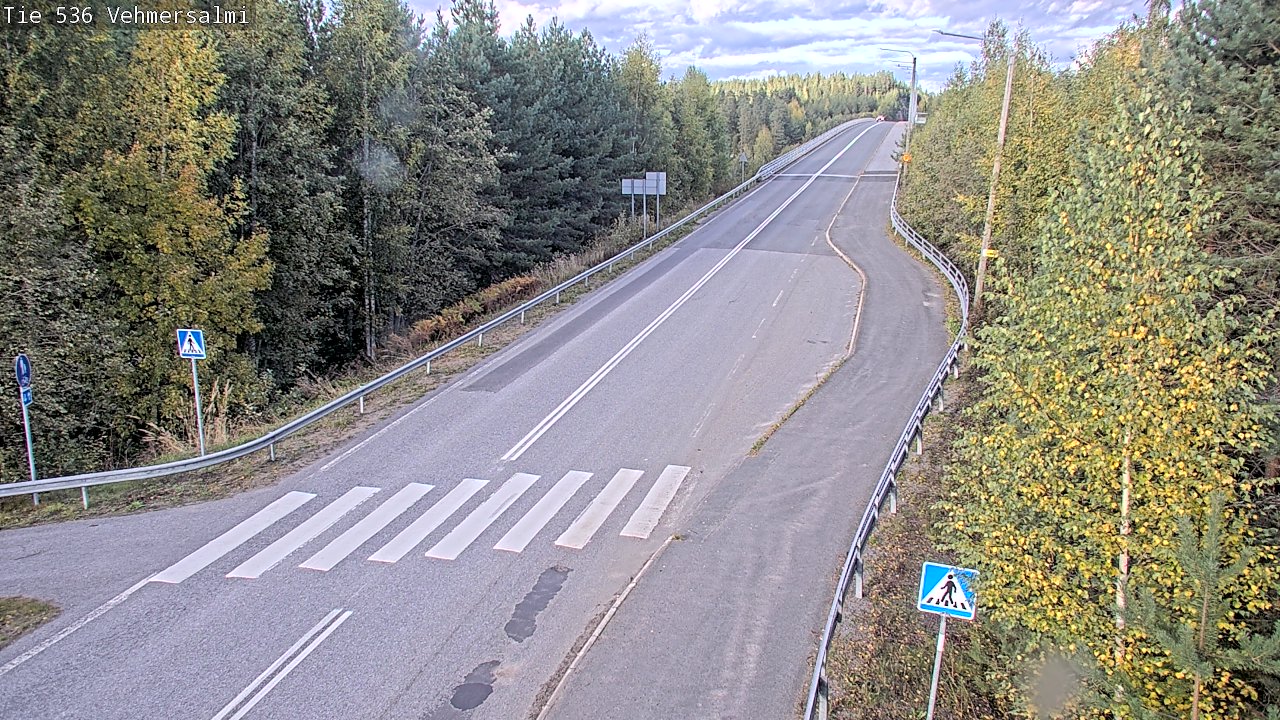 Weather Camera Image Road 536 Kuopio, Vehmersalmi, Kuopio, Pohjois-Savo