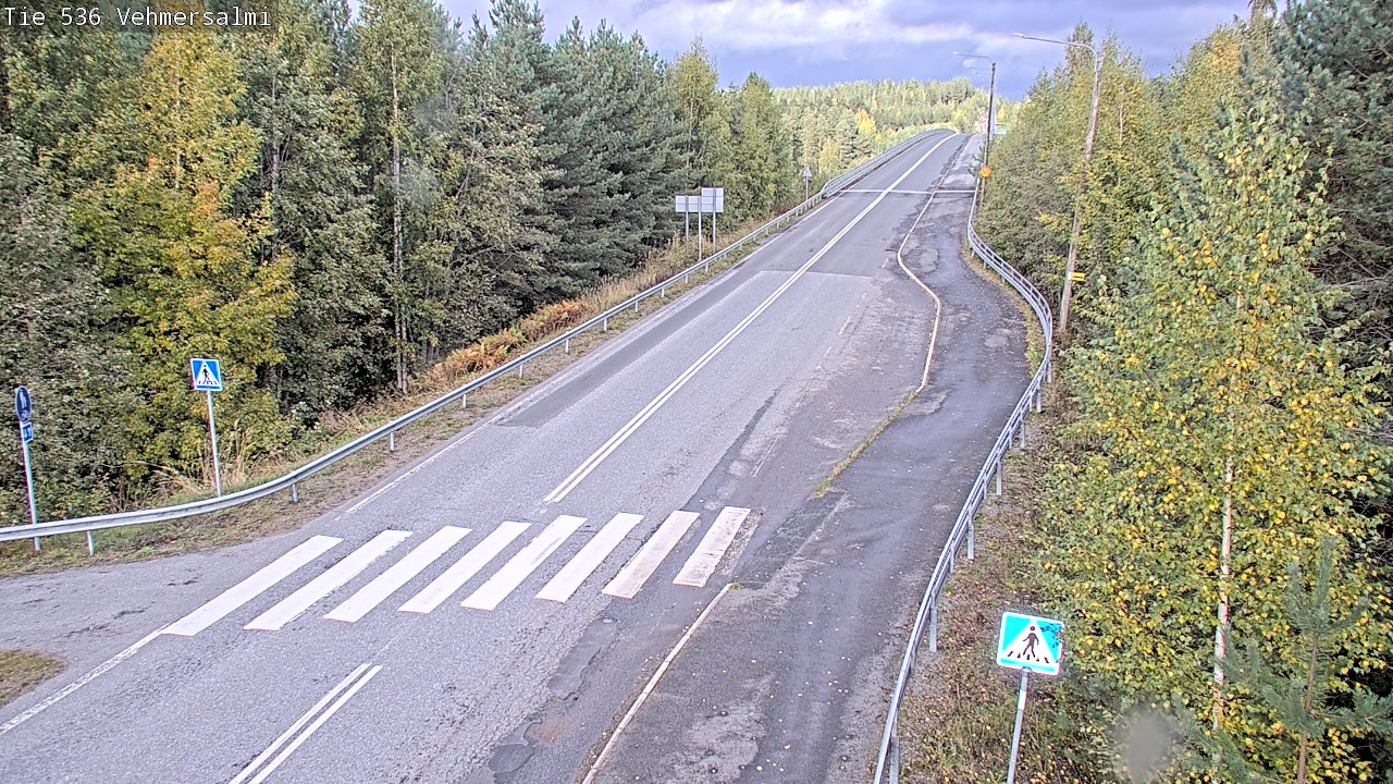 Weather Camera Image Väg 536 Kuopio, Vehmersalmi, Kuopio, Pohjois-Savo