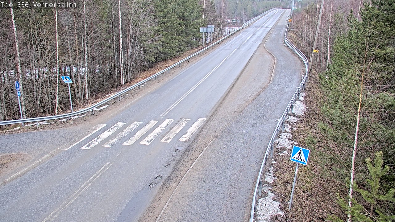 Weather Camera Image Road 536 Kuopio, Vehmersalmi, Kuopio, Pohjois-Savo