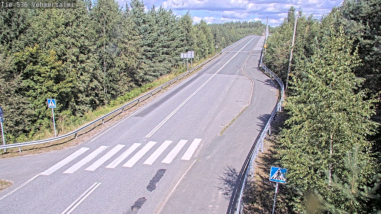 Kelikamerat Kuva Tie 536 Kuopio, Vehmersalmi, Kuopio, Pohjois-Savo