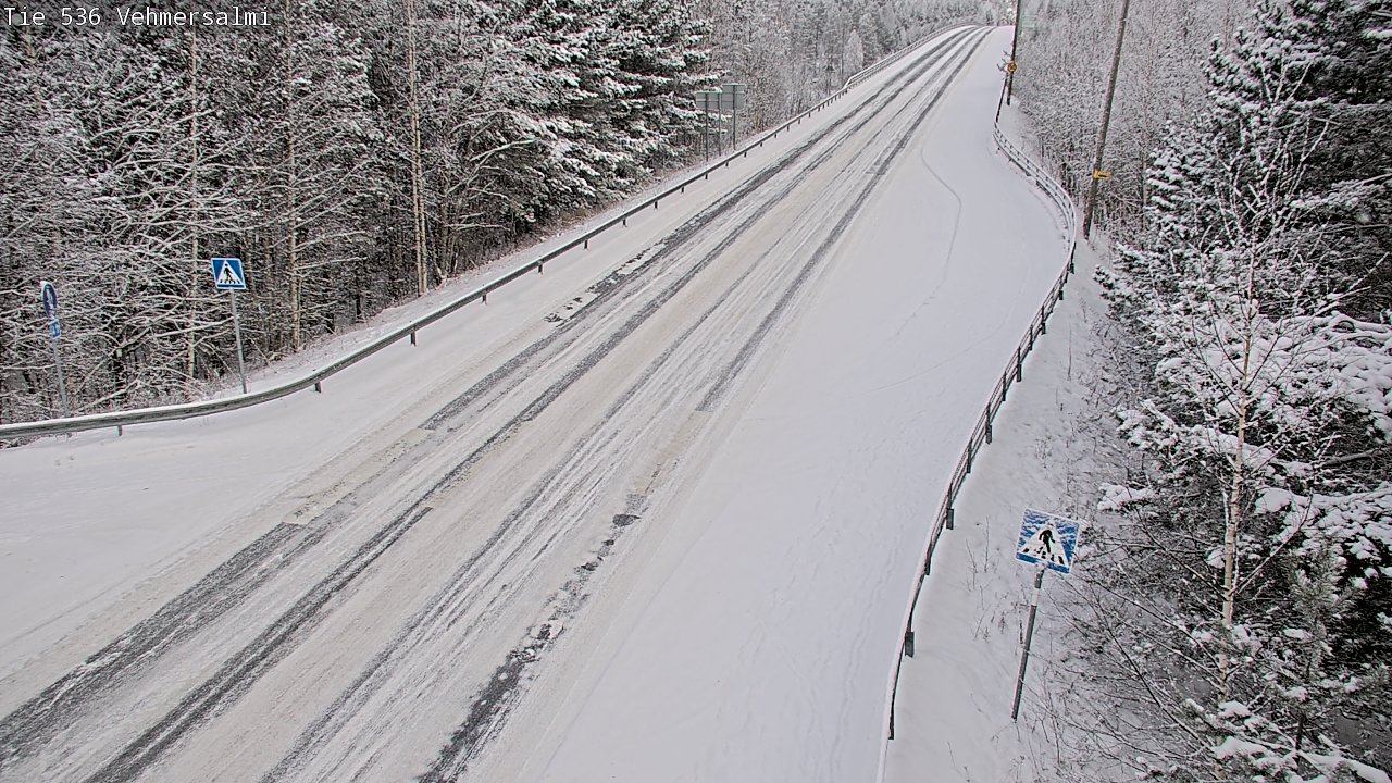 Weather Camera Image Road 536 Kuopio, Vehmersalmi, Kuopio, Pohjois-Savo